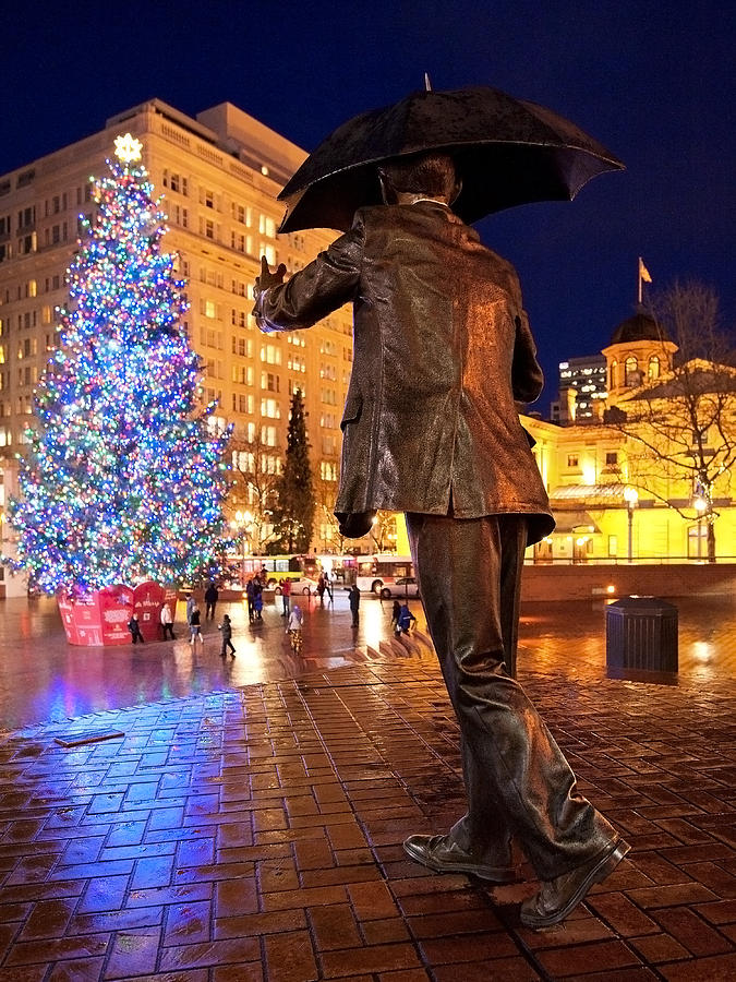 A Very Portland Christmas Photograph by Patrick Campbell