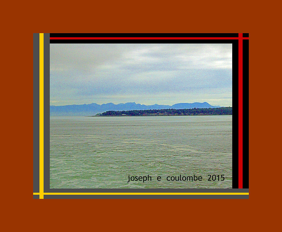 A VI - BC  Ferry View Digital Art by Joseph Coulombe