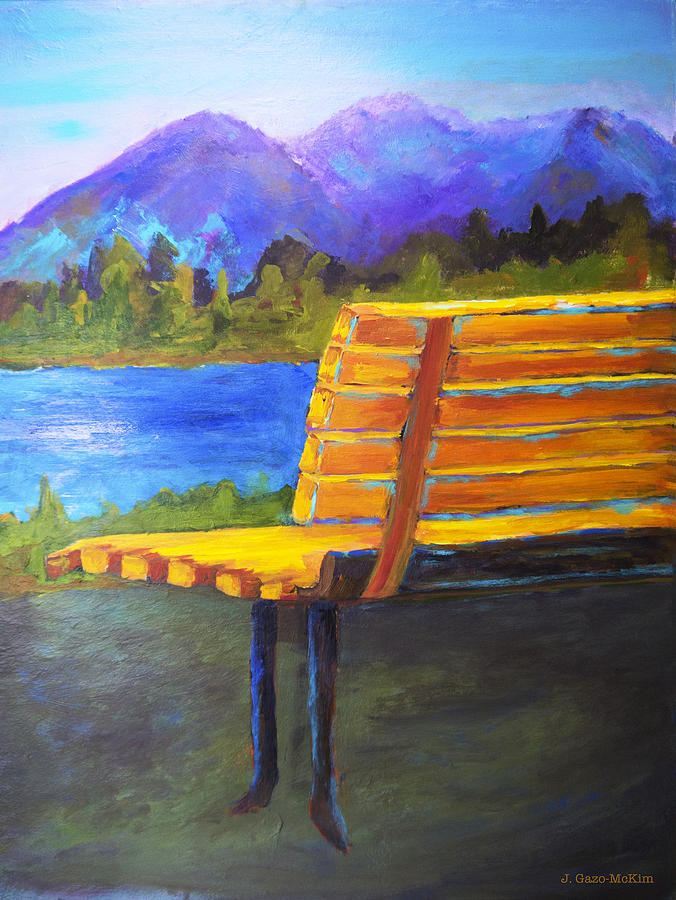 A View for Two Painting by Jo-Anne Gazo-McKim