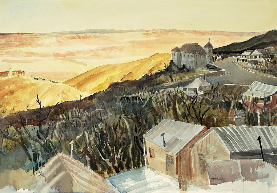 A View From Jerome Painting by Thomas Tribby