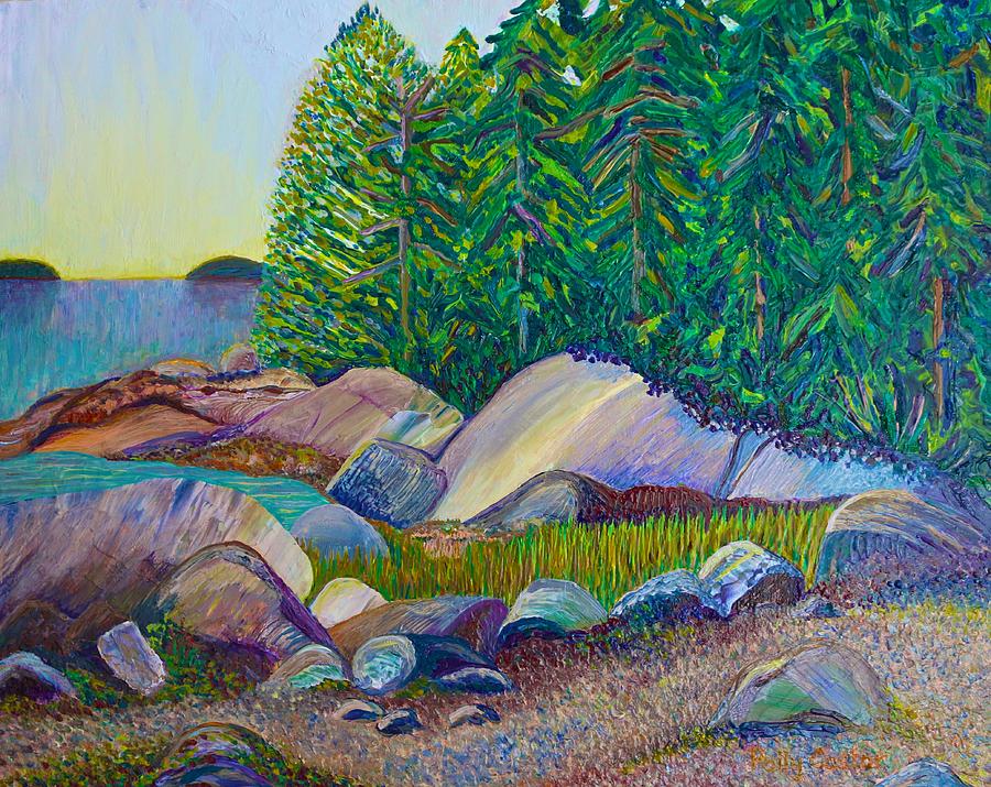 A View From Starfish Point Painting by Polly Castor