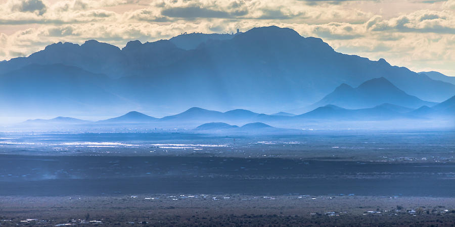 Mountain Photograph - A View of Kitt Peak  by Ed Gleichman