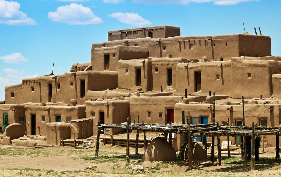 A View of North House, Taos Pueblo Photograph by Derrick Neill - Pixels