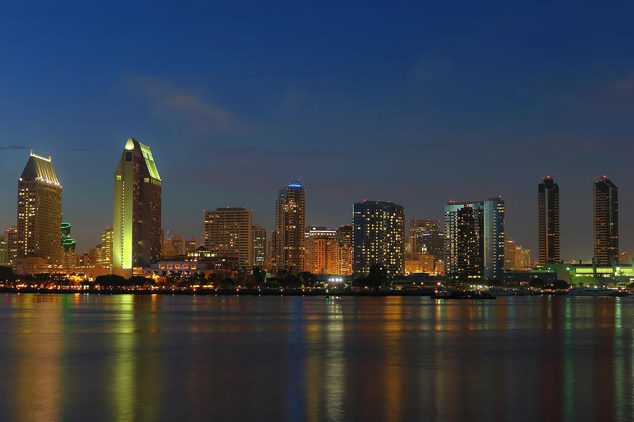 A View Of San Diego Bay And Downtown Photograph