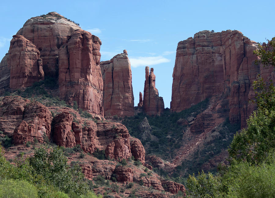 A View Of Sedonas Famous Cathedral Rock Photograph