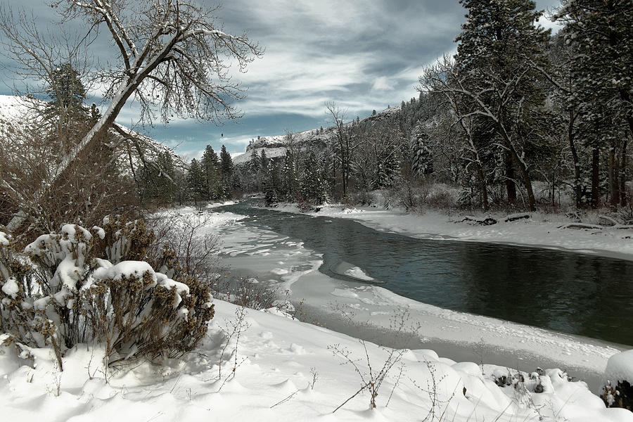 A view of the Tieton river Photograph by Jeff Swan