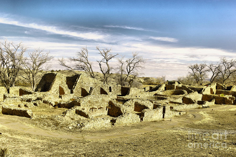  a view of the Aztec Ruins Aztec New Mexico Photograph by Jeff Swan