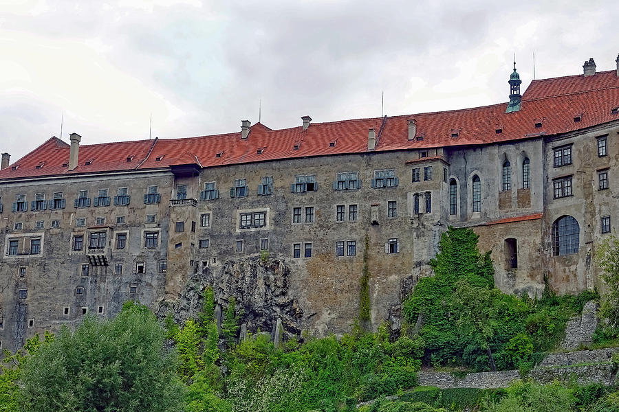 A View Of The Upper Castle In Cesky Krumlov In The Czech Republic Photograph by Rick Rosenshein