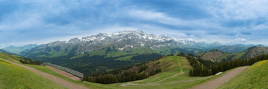 A View To The Saentis, Switzerland Photograph by Andreas Levi