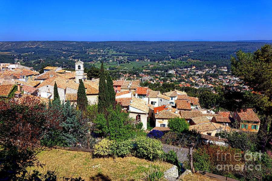 A Village in Provence Photograph by Olivier Le Queinec