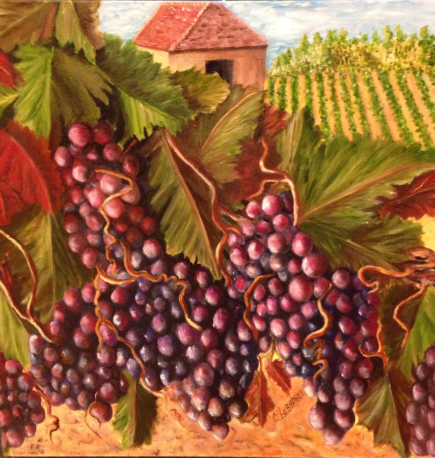 A Vineyard  Painting by Chuck Gebhardt