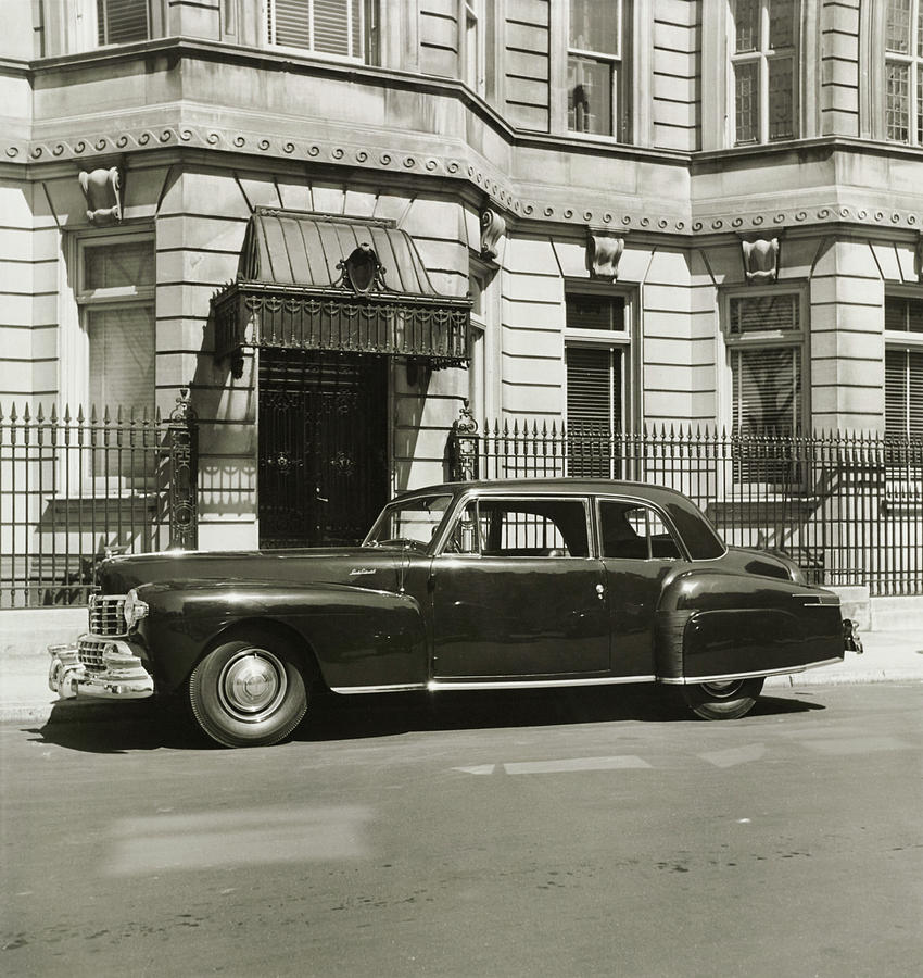 A Vintage Lincoln Continental Coupe Photograph by Constantin Joffe