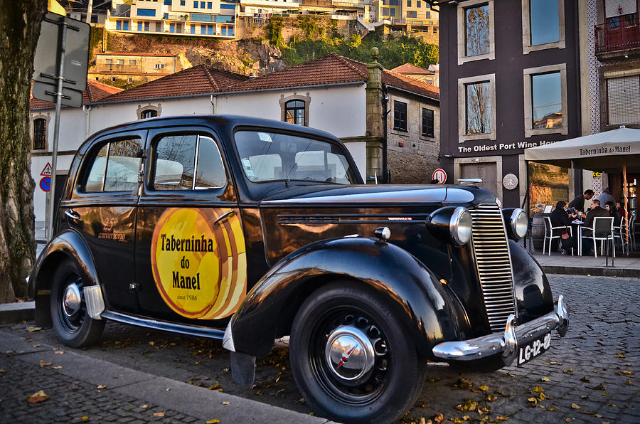 A Vintage Vauxhall at Riviera do Porto - Portugal - Taberninha d Photograph by Carlos Alkmin