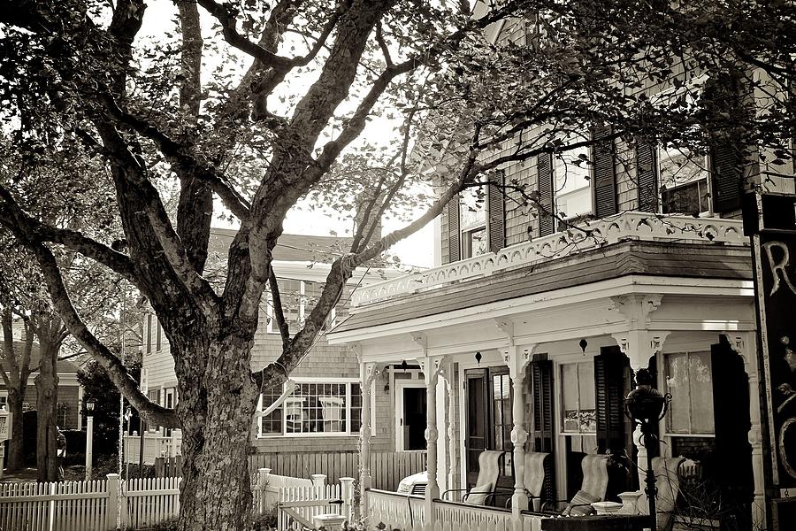 Tree Photograph - Cape Cod Victorian Cottage by Alanna DPhoto