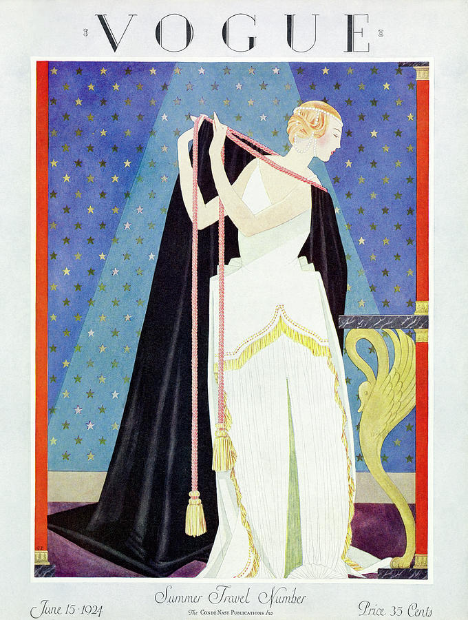 A Vintage Vogue Magazine Cover From 1924 Photograph by George Wolfe Plank