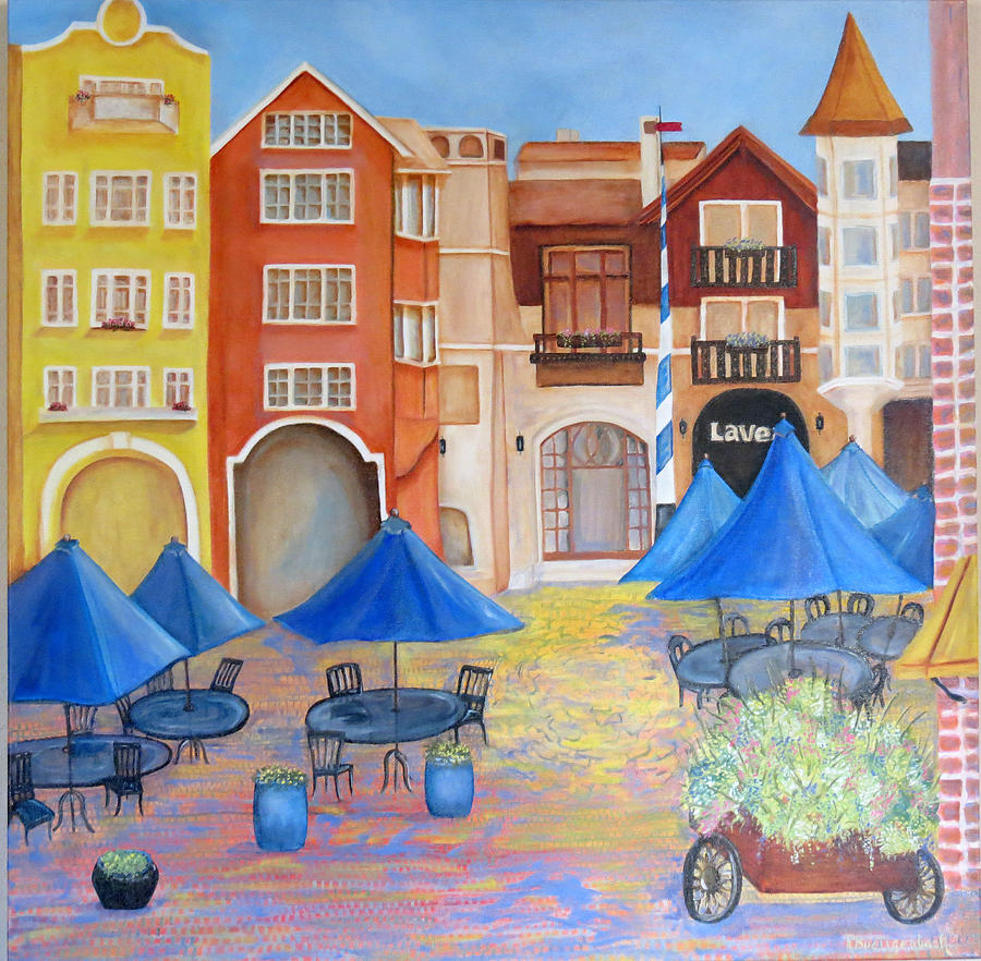 A Visit To Vail Painting by Rosemary Buettgenbach