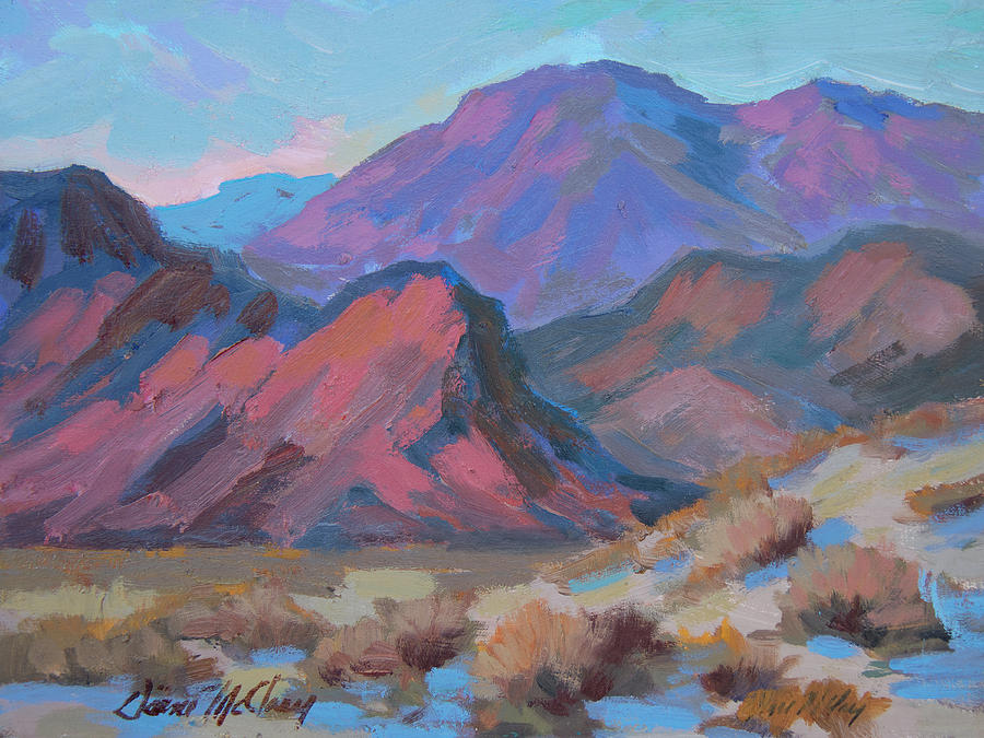 Mountain Painting - A Walk At La Quinta Cove by Diane McClary