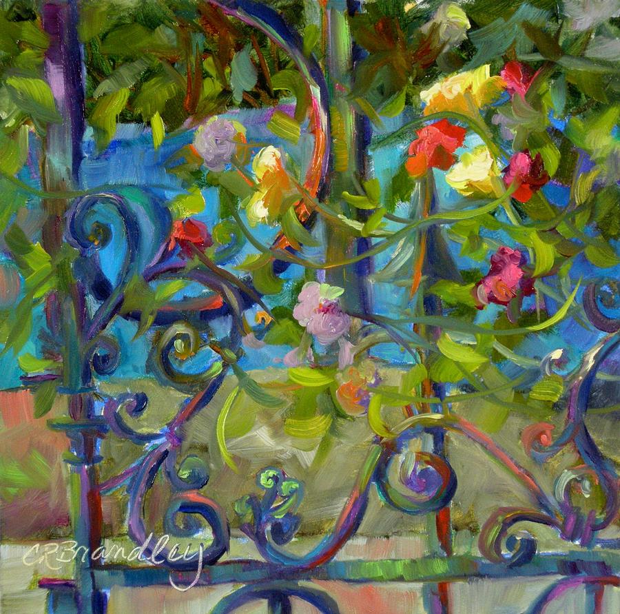 A Walk in the Garden Painting by Chris Brandley