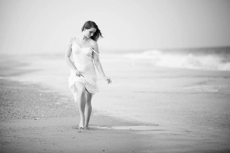 A Walk On The Beach Photograph by Jae
