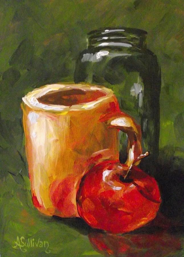 A Walk Through The Kitchen Painting by Angela Sullivan - Fine Art America