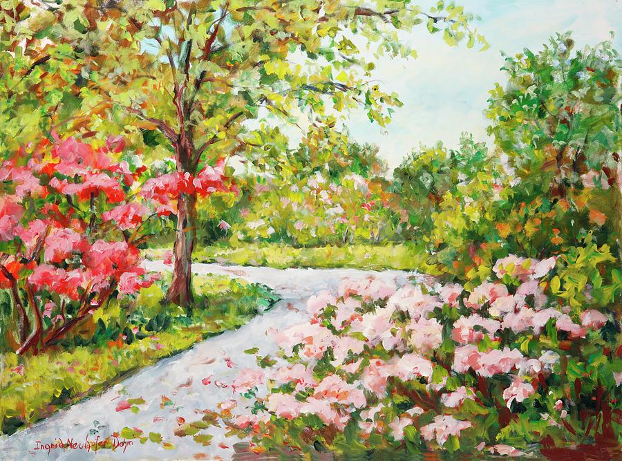 A Walk through the Park Painting by Ingrid Dohm
