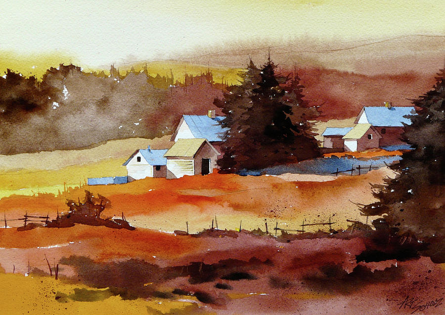 A Warm Sunrise Painting by Art Scholz