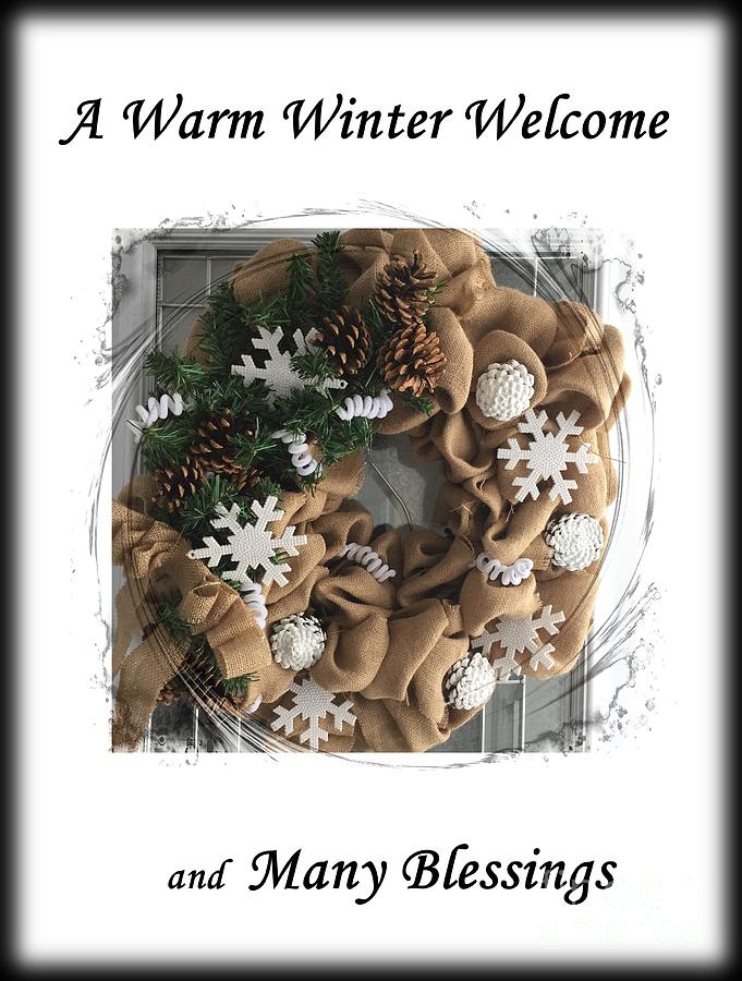 A Warm Winter Welcome Photograph by Barbara A Griffin