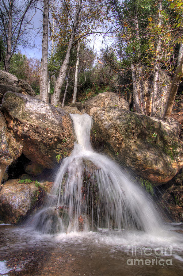A Waterfall Photograph by Marc Bittan