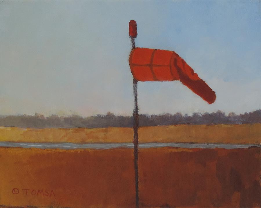 A Westerly Wind - Art by Bill Tomsa Painting by Bill Tomsa