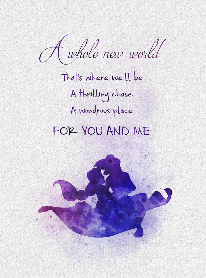 A whole new world Mixed Media by My Inspiration