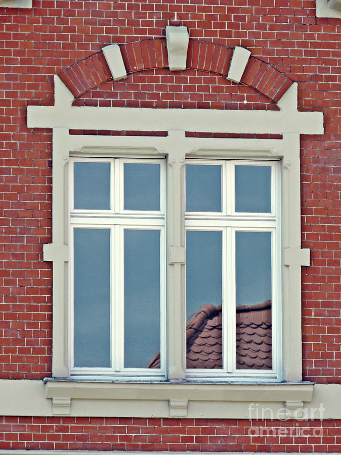 Architecture Photograph - A Window in Biebrich by Sarah Loft