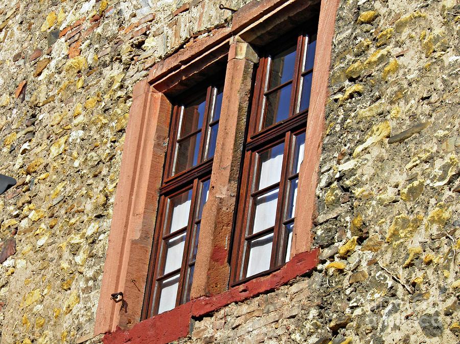 Architecture Photograph - A Window in Eltville  4 by Sarah Loft