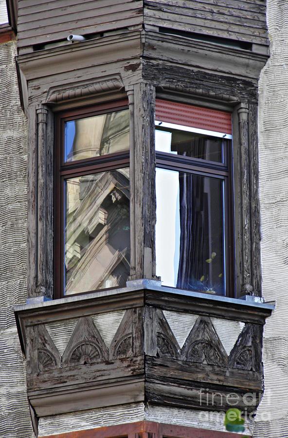 Architecture Photograph - A Window in Mainz 1 by Sarah Loft