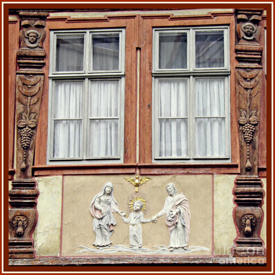 Architecture Photograph - A Window in Mainz 3 by Sarah Loft
