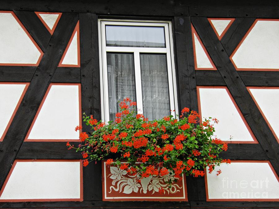 A Window in Rudesheim 3 Photograph by Sarah Loft