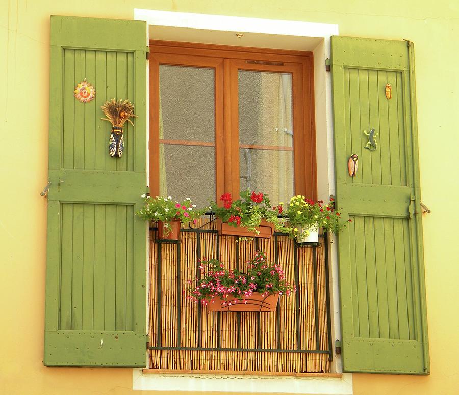 A window to...Provence Photograph by Manuela Constantin