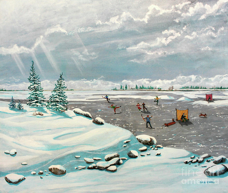 A Winter Afternoon Painting by Dan ONeill