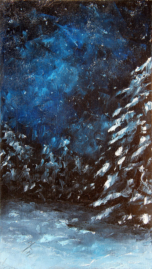 A Winter Snow Painting by Meaghan Troup