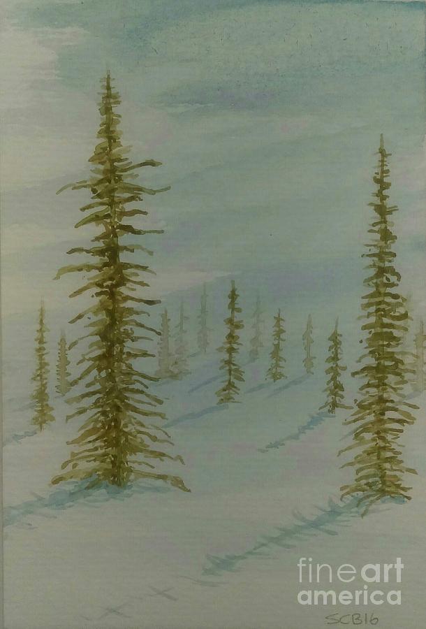 A Winter Walk Painting by Stacy C Bottoms
