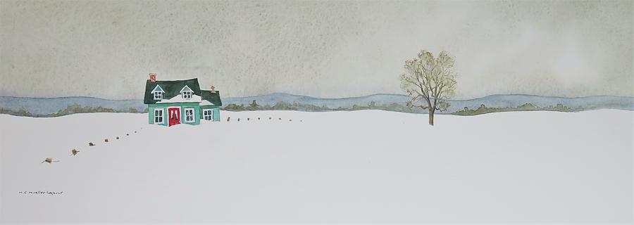 A Winter Landscape Painting