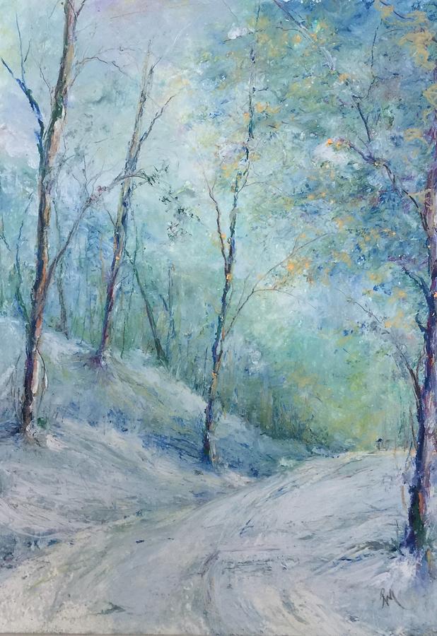 A Winters Walk Painting by Robin Miller-Bookhout