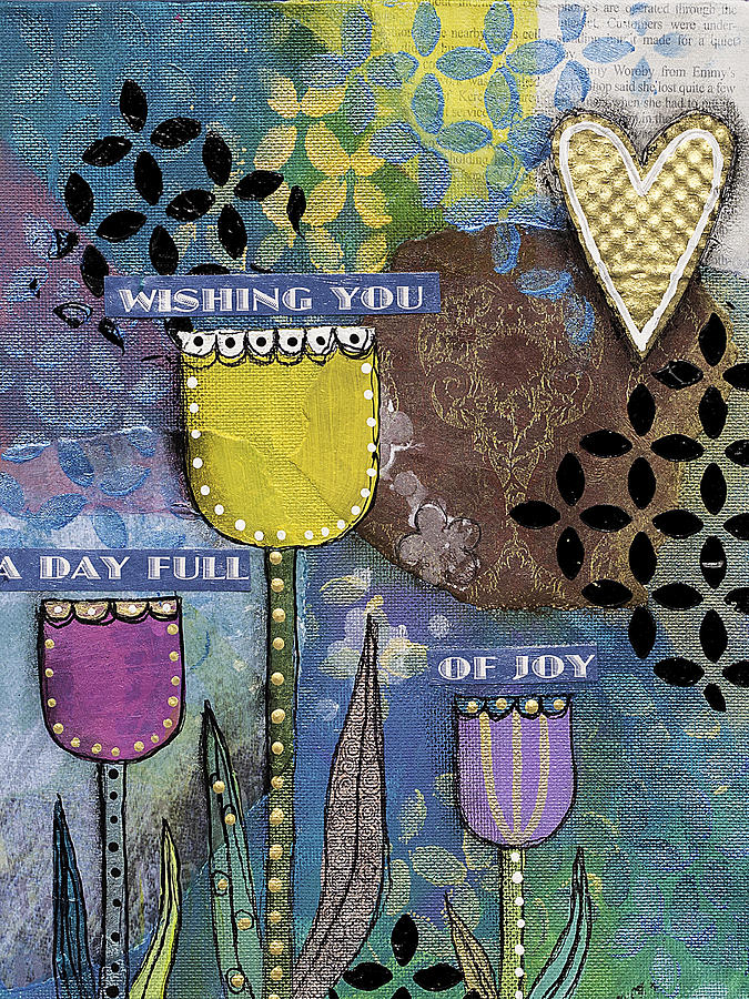 A Wish for You Mixed Media by Wendy Provins