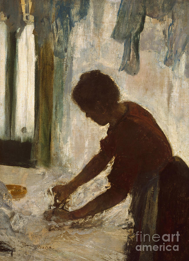 A Woman Ironing, 1873 Painting by Edgar Degas