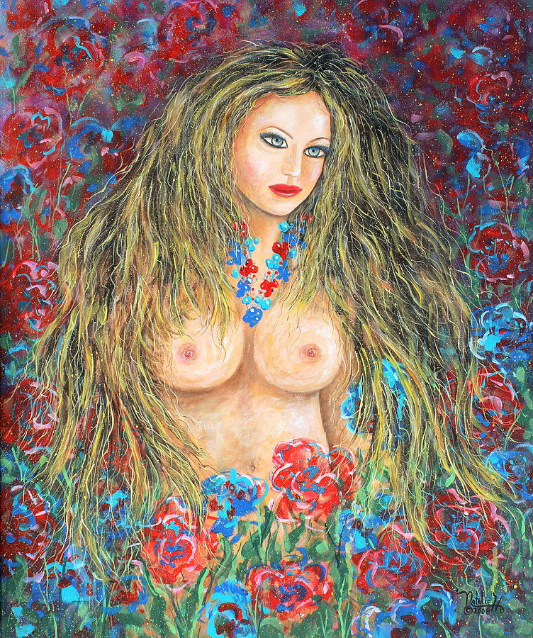 A Womans Heart Painting by Natalie Holland