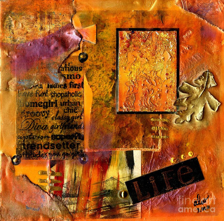 A Womans LIFE Mixed Media by Angela L Walker