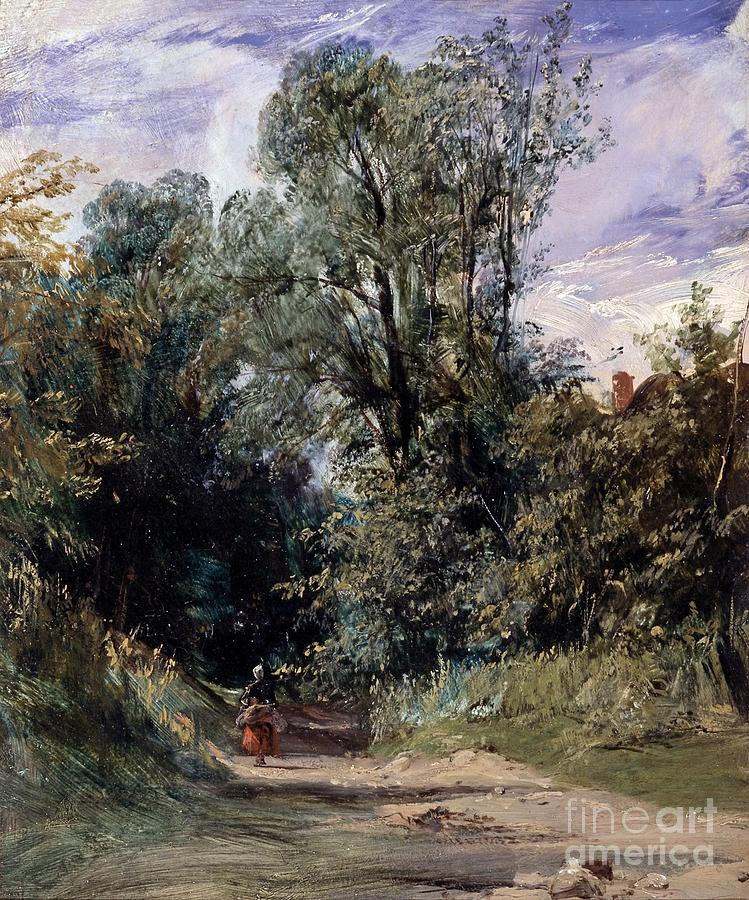 A Wooded Lane Painting by MotionAge Designs A Wooded Lane Painting by MotionAge Designs