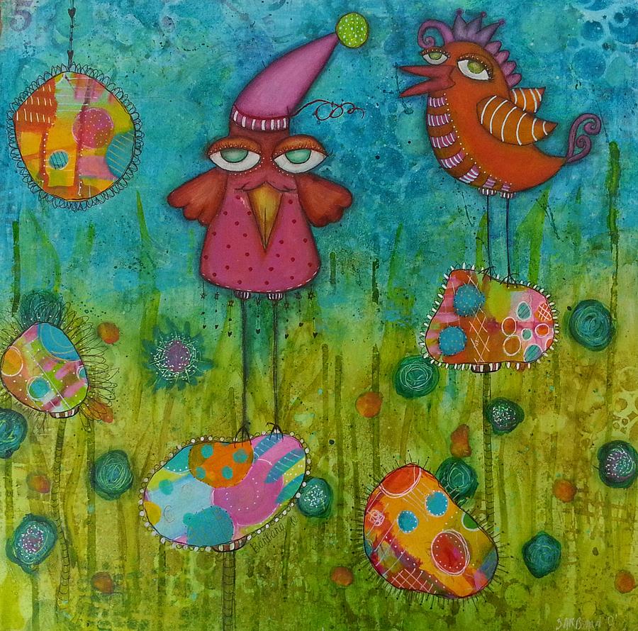 A World Of Gougouttes 1 Mixed Media by Barbara Orenya