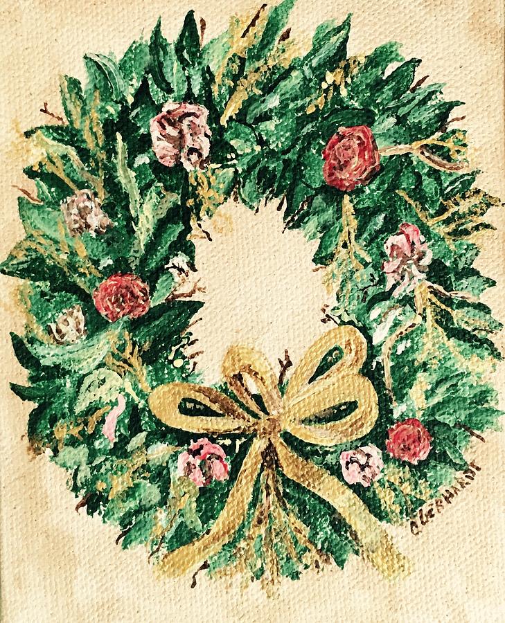 A Wreath  Painting by Chuck Gebhardt