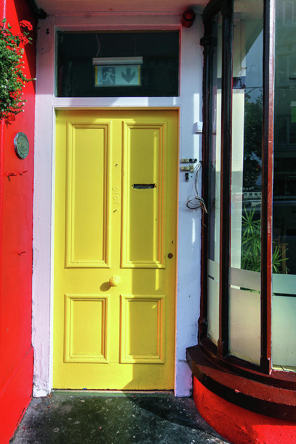 A yellow door Cobh Ireland Photograph by Tom Prendergast