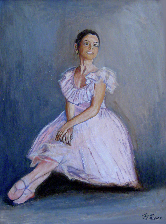 A Young Ballerina Painting by James Gallagher - Fine Art America